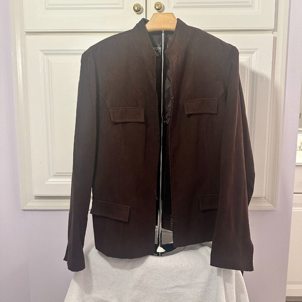 Studio 1 Women's Brown Jacket size 14‎